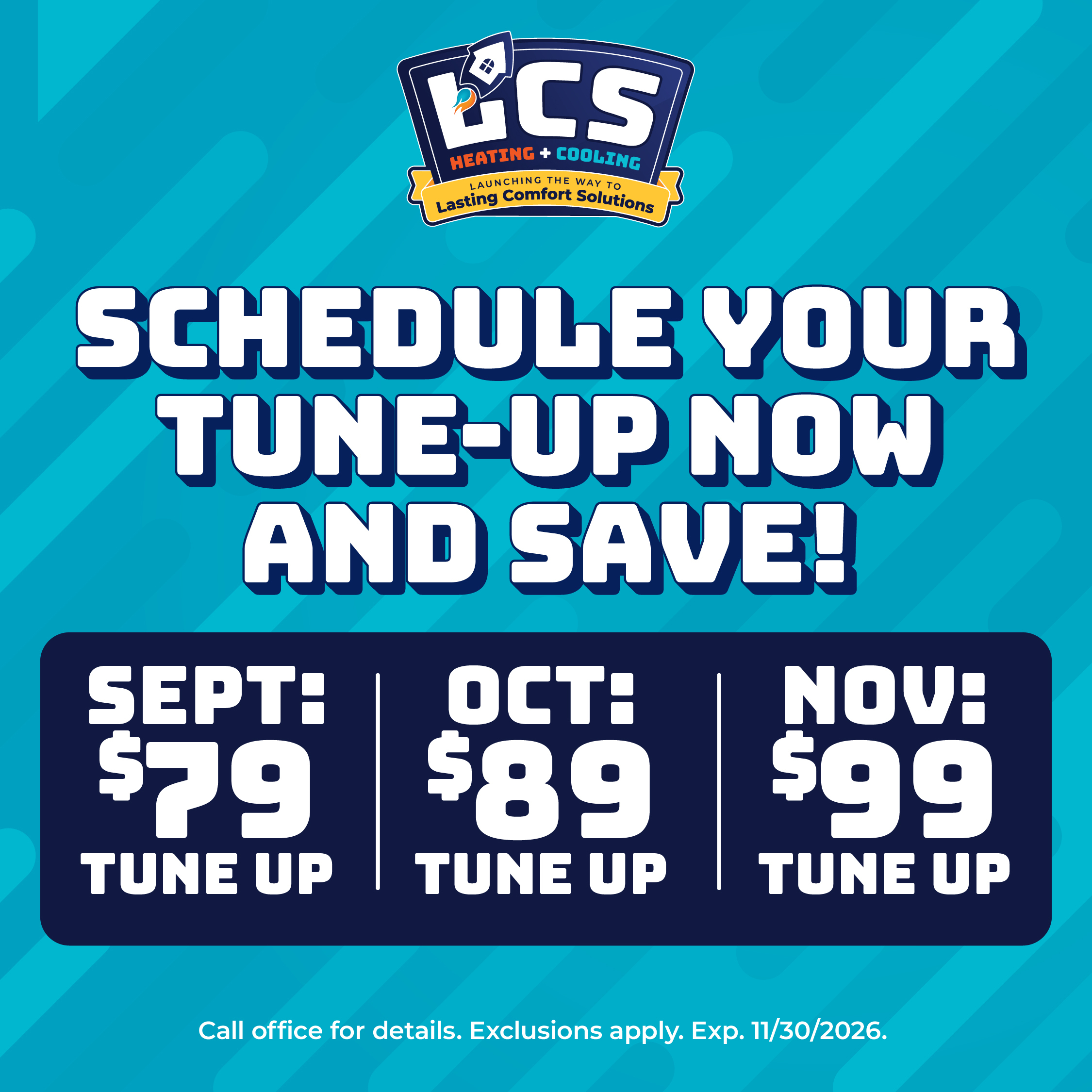 Schedule Your Tune-Up Now and Save